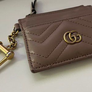 GG Marmont keychain wallet